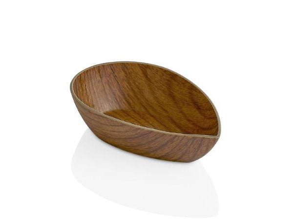 Mini Drop Bowl with Wooden Finish