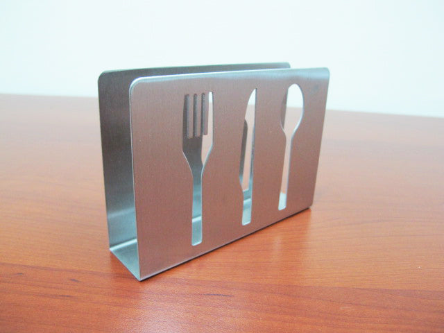 Tissue Holder Stainless Steel Cutlery Shape