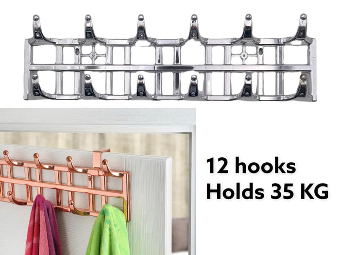 12 Hooks Over Door Hanger