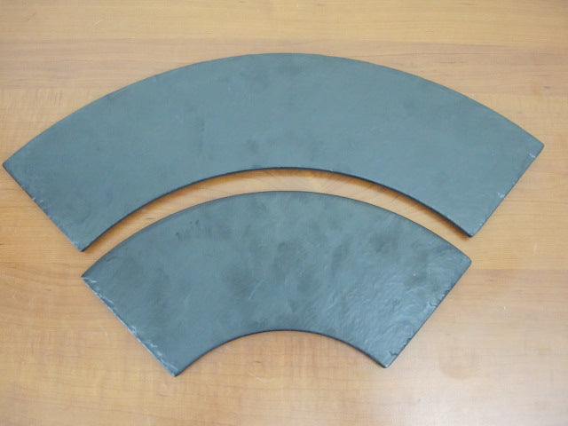 Half moon melamine presentation board
