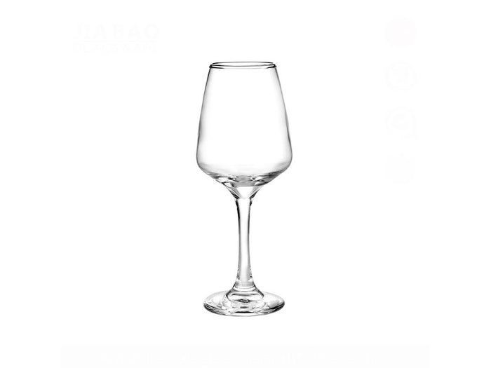 High Quality Glass Goblet x6 370 ml