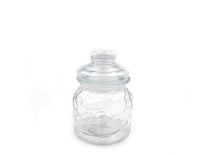 Small Glass Jar Coral Design - HouzeCart