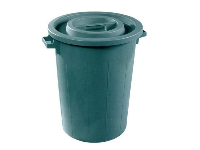 Plastic waste Barrel Green 120 L