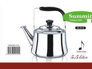 Summit Stainless Teapot; 5.5 lt - HouzeCart