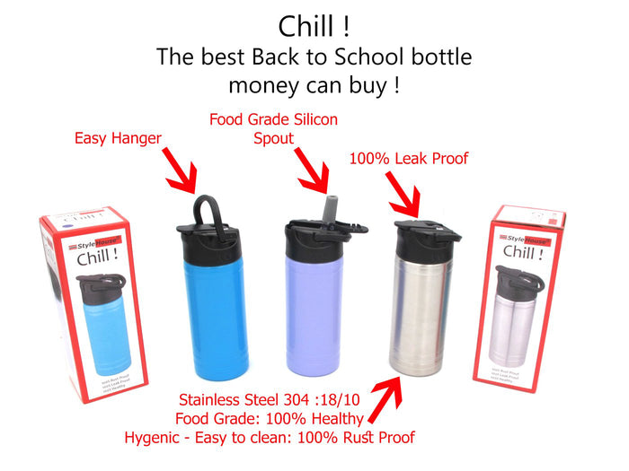 Stainless Steel Chill Bottle for Kids