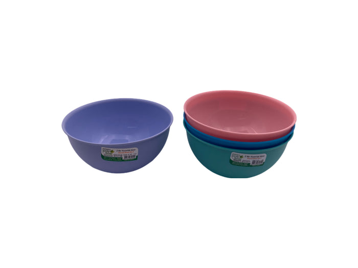 Colorful Round Bowl; 1 lt X2