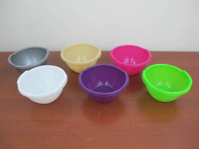 Small Plastic Colorful Bowl X2