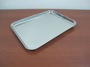 Thick stainless steel display tray 40 cm