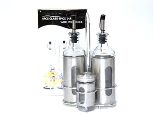 Glass Bottle SS Coating, Chrome Stand