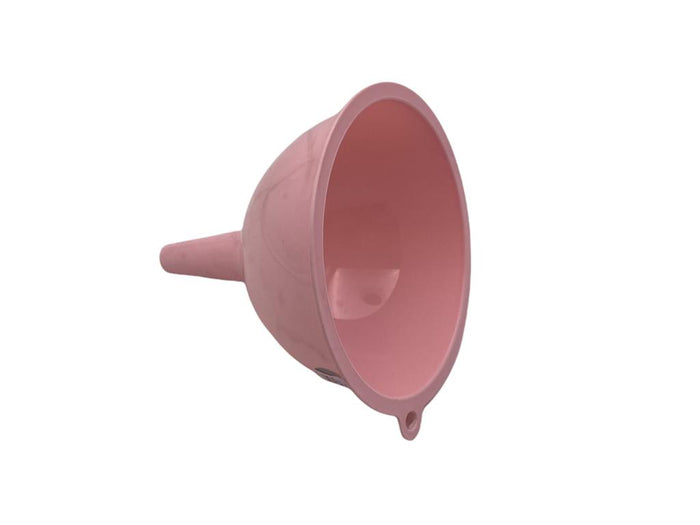 Colorful plastic funnel; size 3