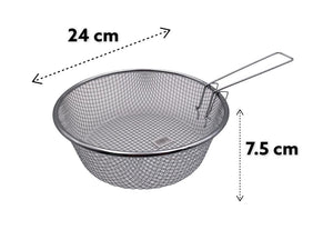Frying Basket with long handle 24 cm - HouzeCart