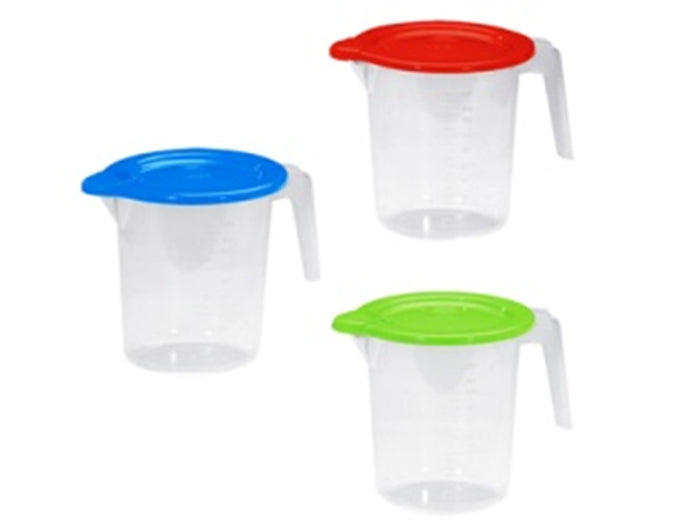 Fluted Pitcher Micro with double Lid 1 L