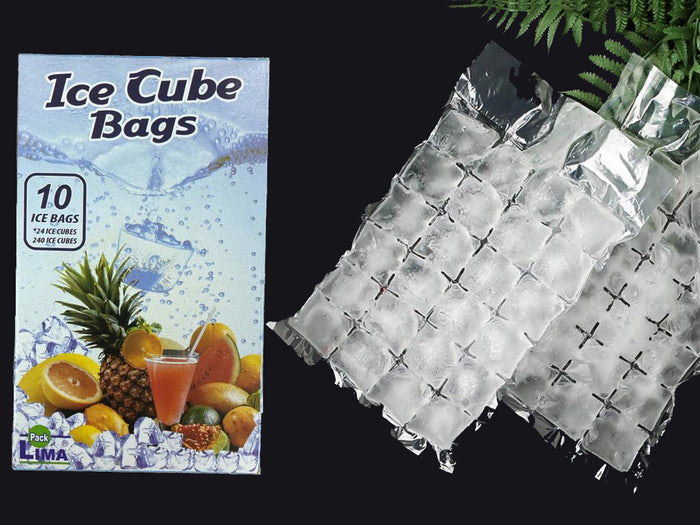 Buy Fino Auto Close Ice Cube Bags, 240 Pieces Online in Kuwait | Talabat  Kuwait