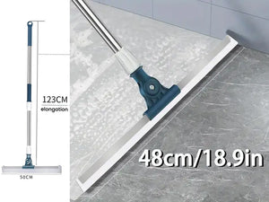 Long Handle 180 degrees Rotating Floor Squeegee 50 cm