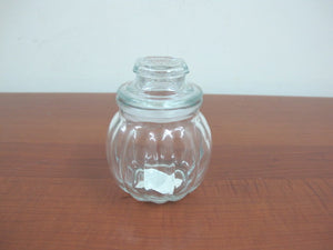 Pumpkin Shape small glass jar