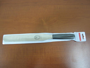 Long Straight Spatula with Black Handle 25.4cm
