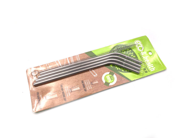 Stainless Straws Set of 4