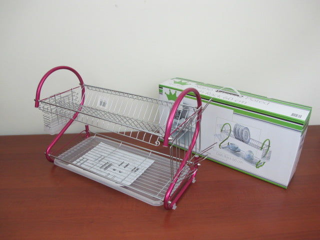2 levels plated dish rack