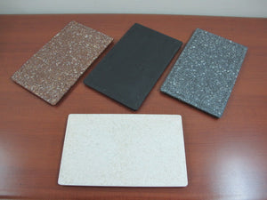 Melamine Flat Display Plate Granite Design 35.6 cm