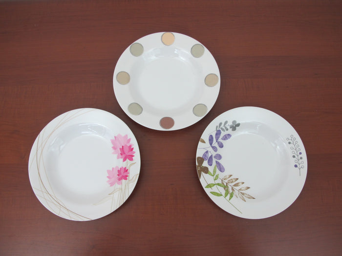 Deep Melamine Plates 9"  X6