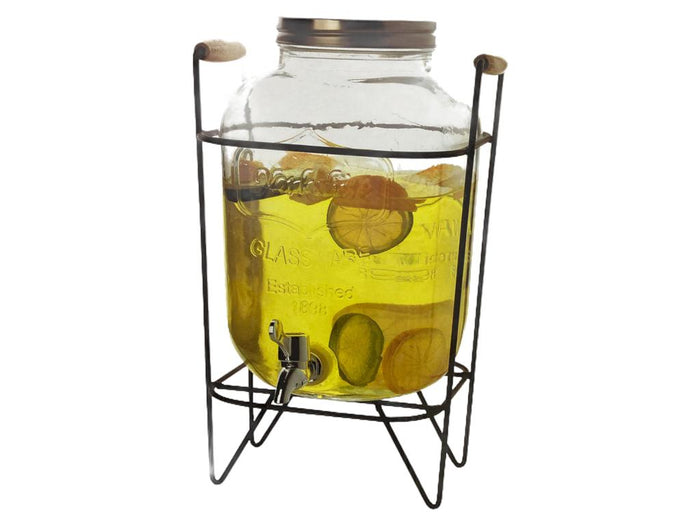 Glass Beverage Dispenser 5L