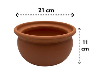 Clay Pot 21 cm - HouzeCart