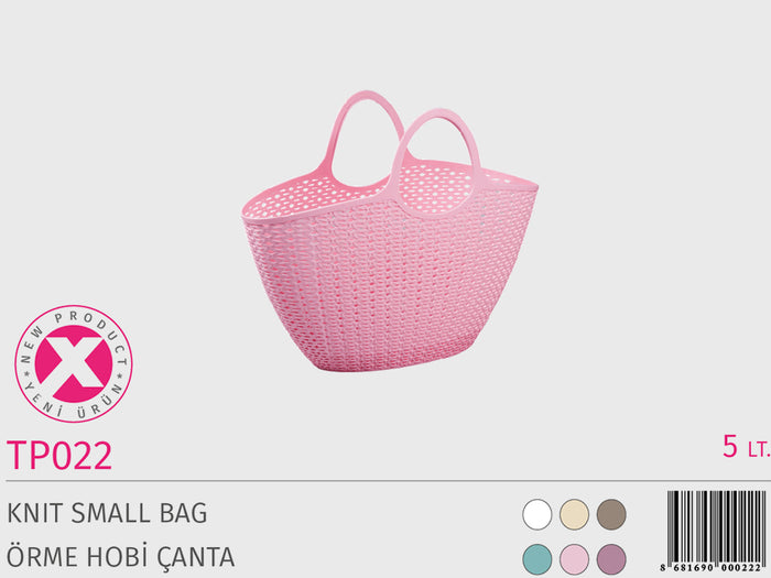 Knit design small bag