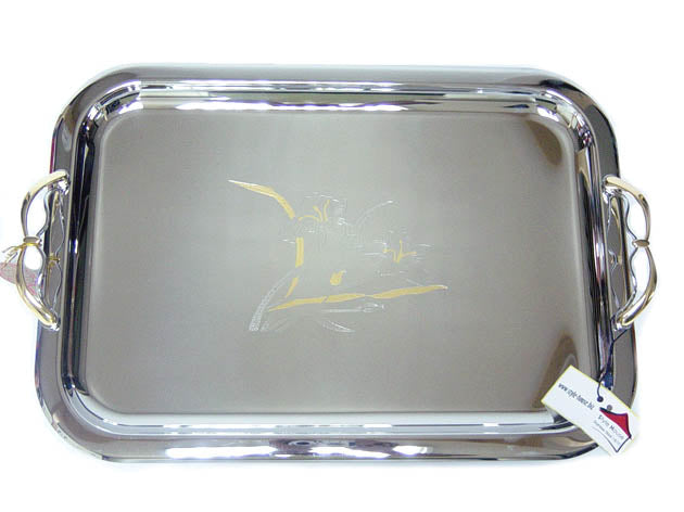 Large Stainless Steel Tray; 043162 XL