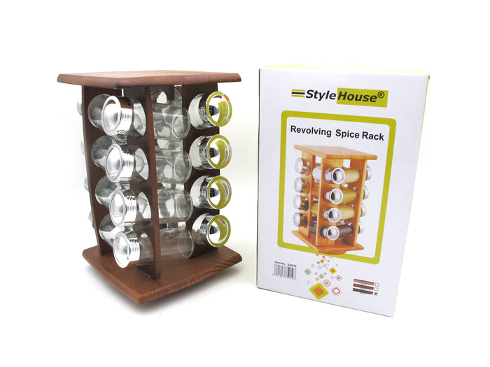 16 Pieces Rotating spice rack
