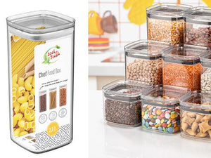 Airtight Squared chef Food Jar 2.1 lt - HouzeCart
