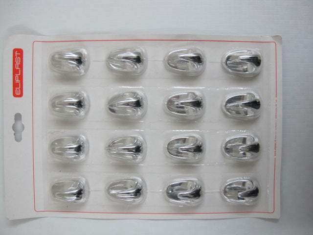 Oval Adhesive hooks X16