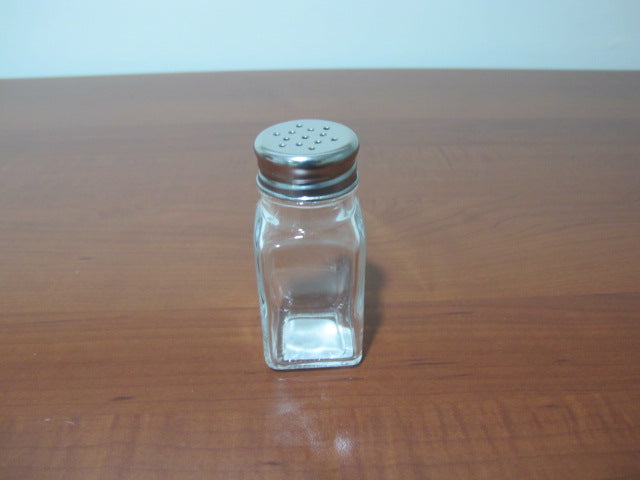 Squared Glass Salt Shaker X2
