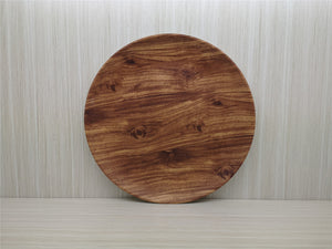 Wooden Design Melamine Dessert Plates X6 - HouzeCart