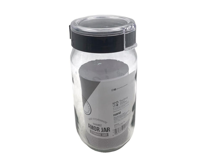 Glass Jar with Hanging Cover 1000ml
