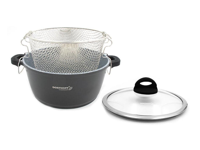 DOSTHOFF INDUCTION MASTER DEEP FRYER BLACK 28 CM 6.4 L