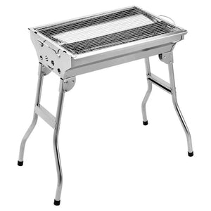 Portable Stainless Steel Barbecue 48x33 cm
