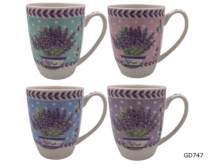 Lavender Porcelain Mug