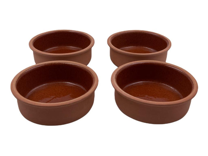 Set of 4 Clay Bowls 14  x 4.5 cm
