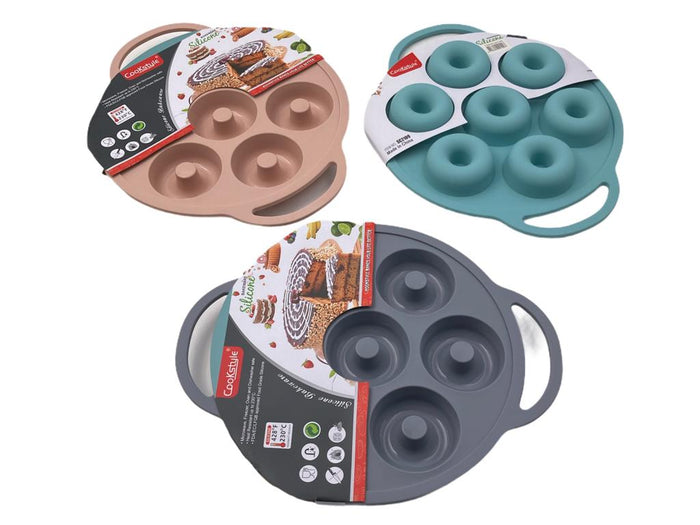 7 Cups Silicone Donuts Mold