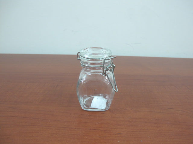 Mini Airtight Glass Jar Squared X2