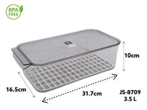 Food Storage Container with Strainer 3.5L - HouzeCart