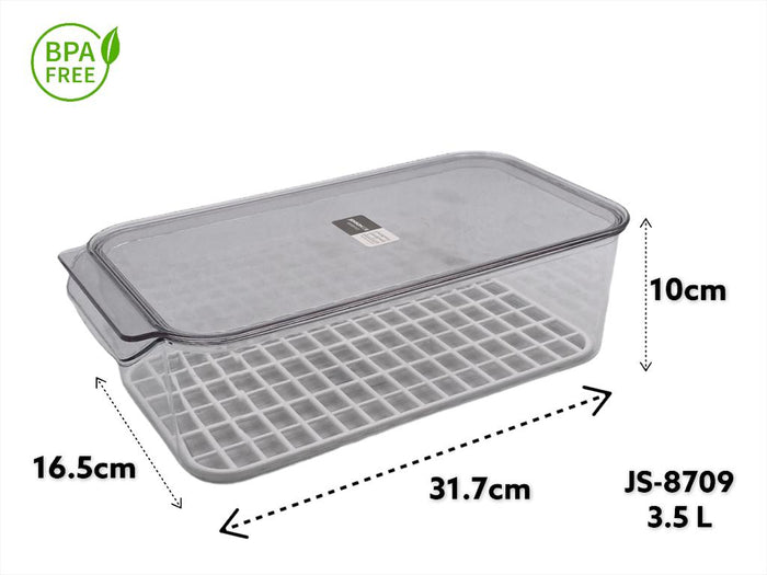 Food Storage Container with Strainer 3.5L