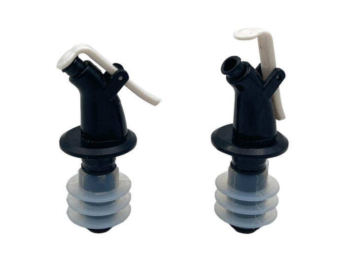 Plastic Bottle Pourer with Cover  X2