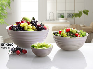 Plastic Bowl Wavy Design 4000 ml - 27.5 cm