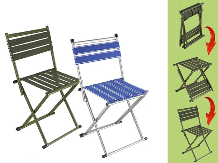 Portable Foldable Metal Chair