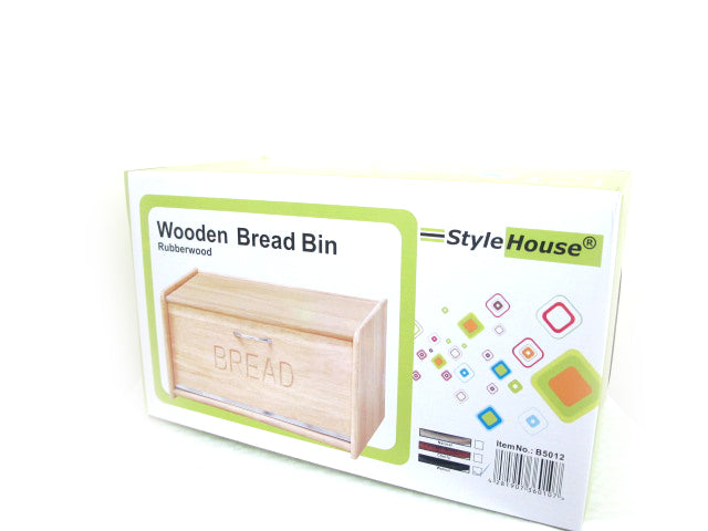Wooden Bread Box with wooden Cover