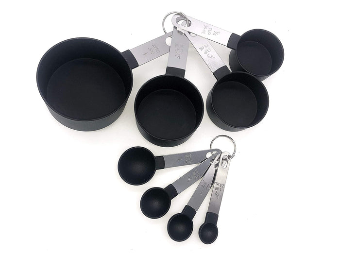 8 pcs Measuring Cups and Spoons With SS Handle