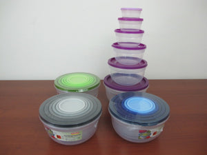 Round Storage Container Set of 6 - HouzeCart