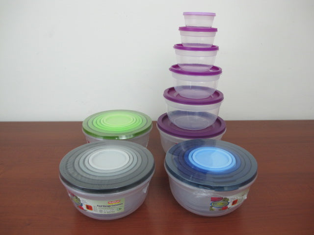 Round Storage Container Set of 6