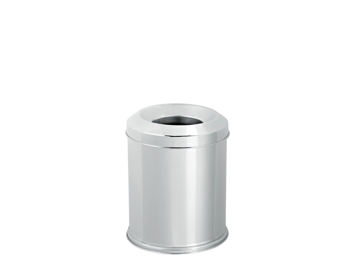 SS Non Flammable Capless Dust Bin 8 L